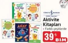 TÜRKİYE İŞ BANKASI YAYINLARI AKTİVİTE KİTAPLARI